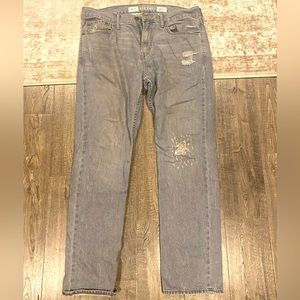Gray jeans